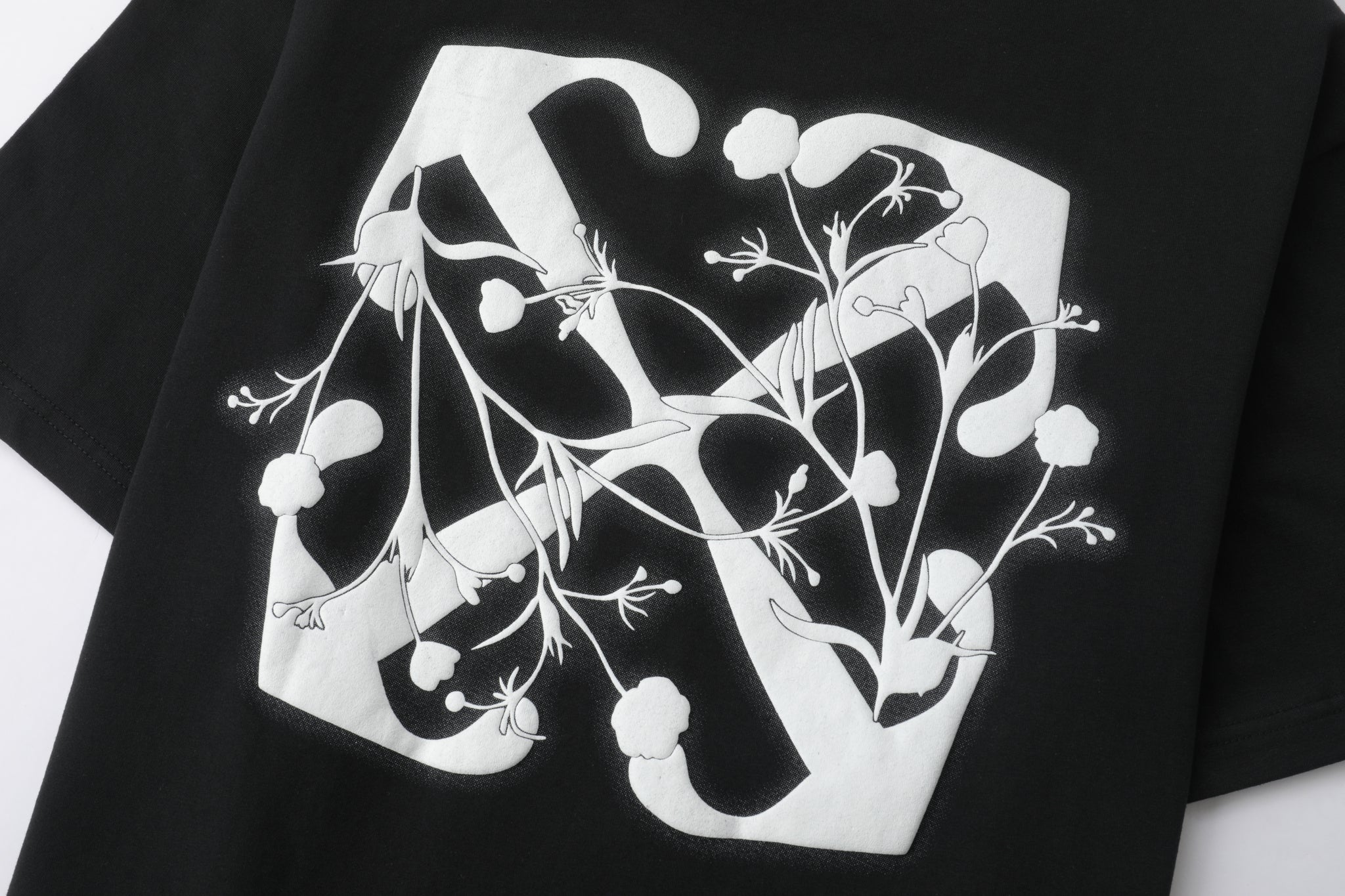 Camiseta 66787 Estampada Negra Para Hombre