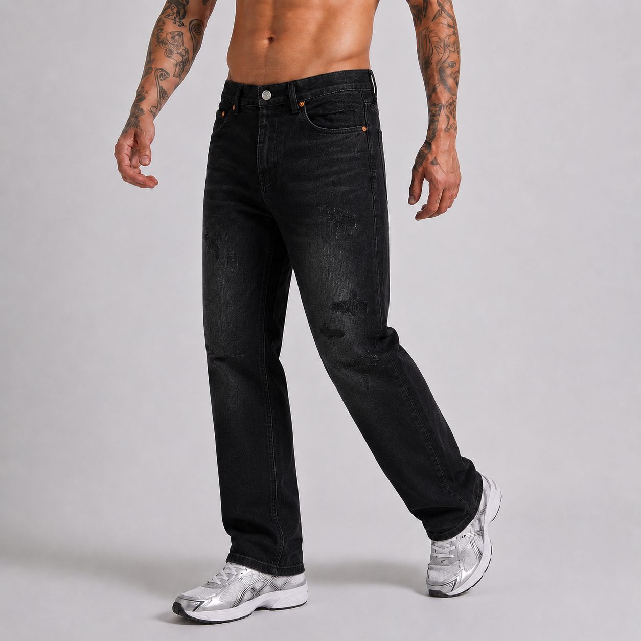 Jean PP U047 Gris Oscuro Para Hombre