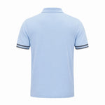 Camiseta 185022 Tipo Polo Azul Claro para hombre