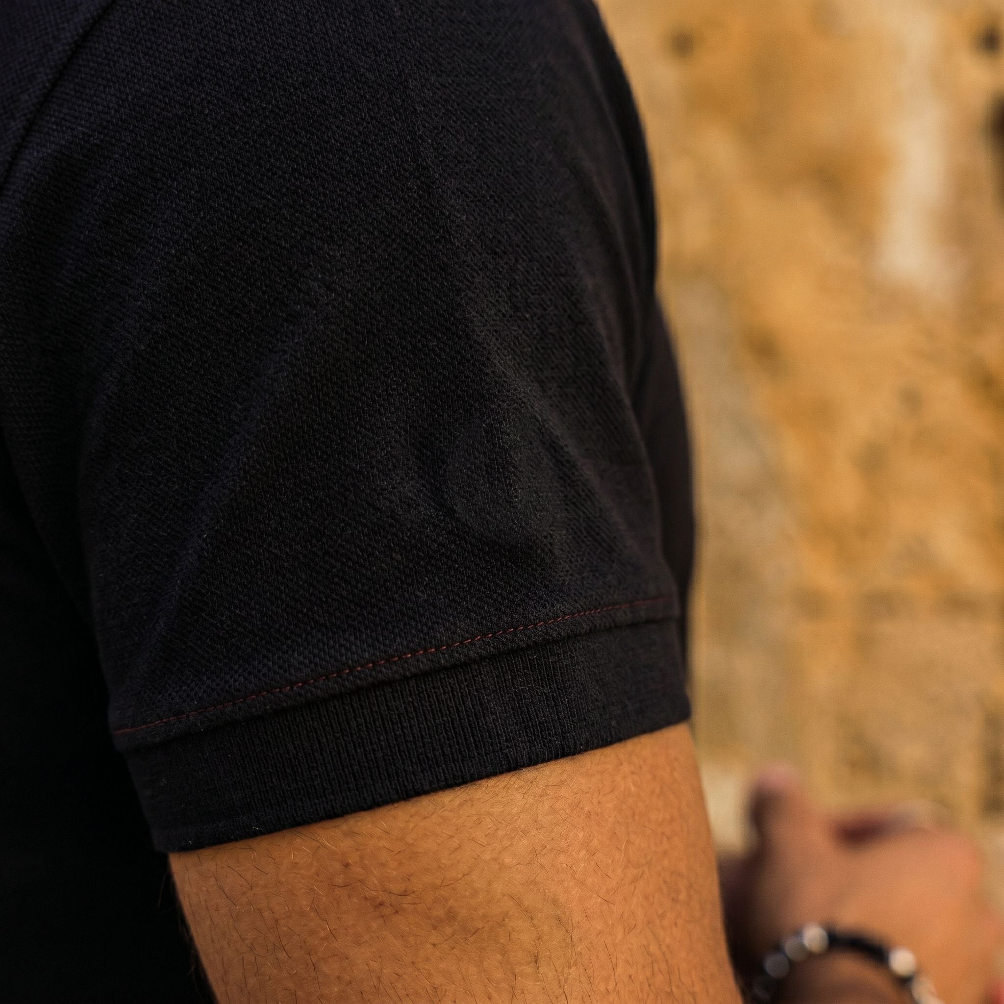 Camiseta 185036 Tipo Polo Negro para hombre