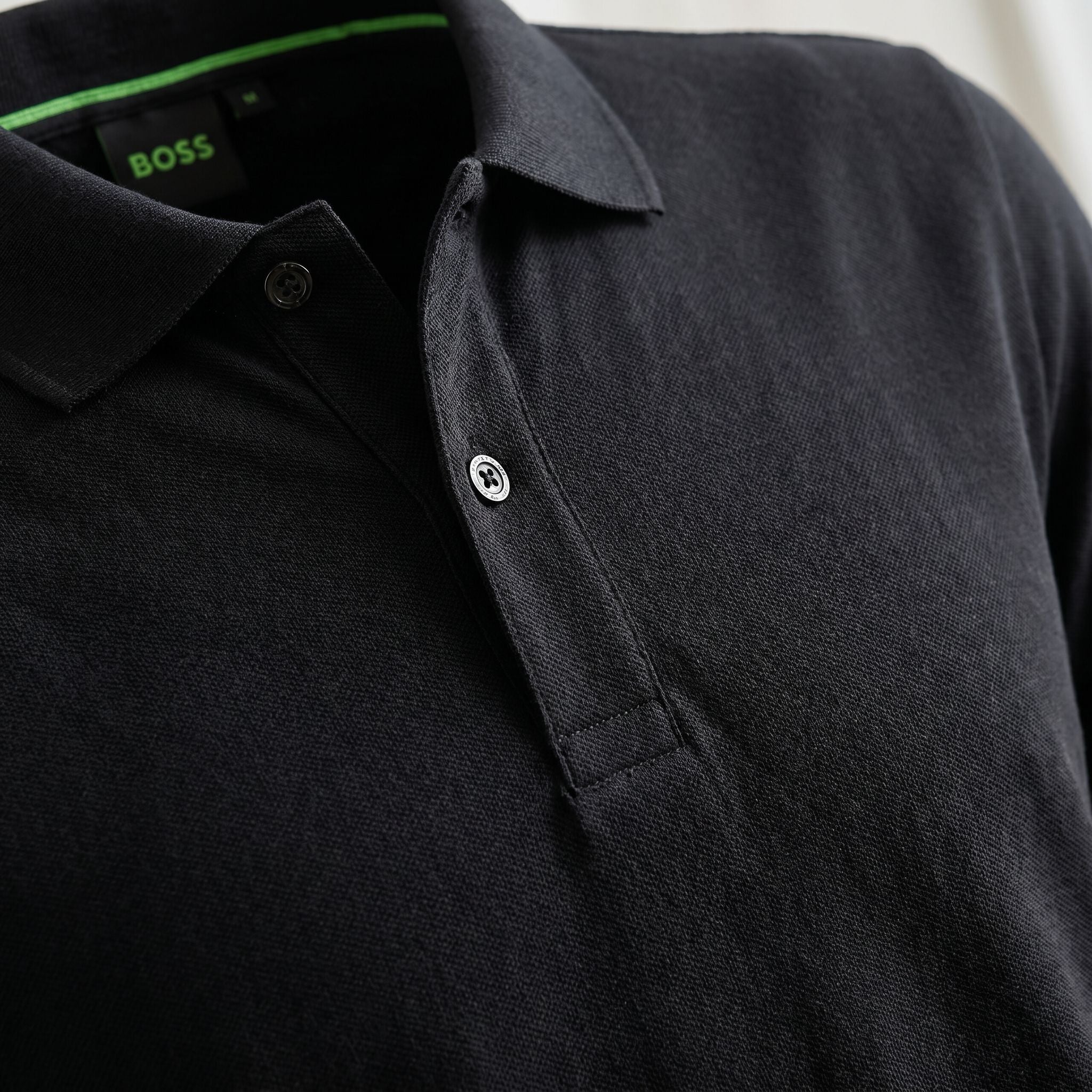 Camiseta 185022 Tipo Polo Negro para hombre