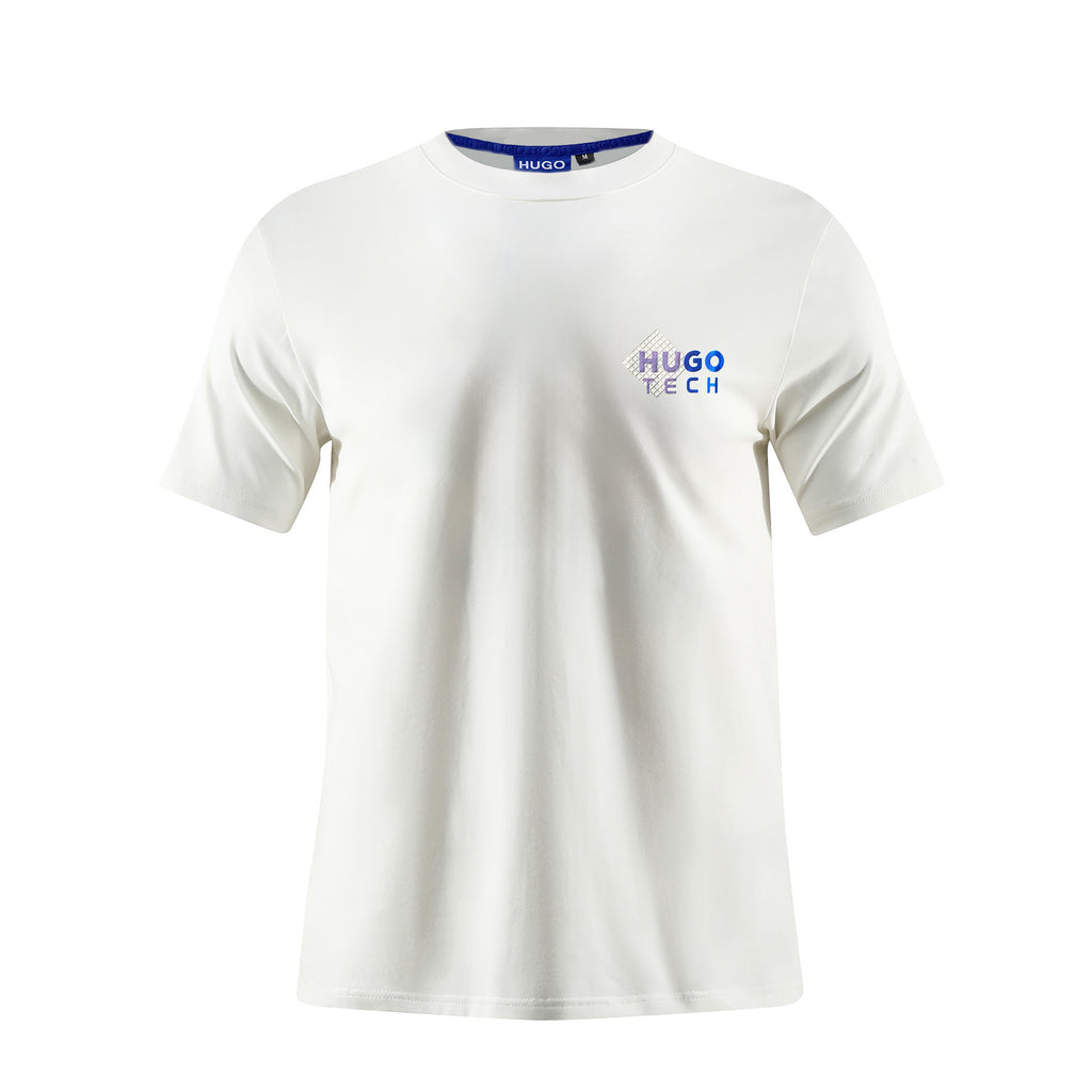Camiseta 166009 Estampada Blanca Para Hombre