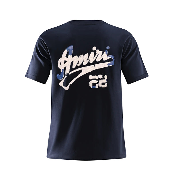 Camiseta 166059 Básica Azul Oscuro Para Hombre