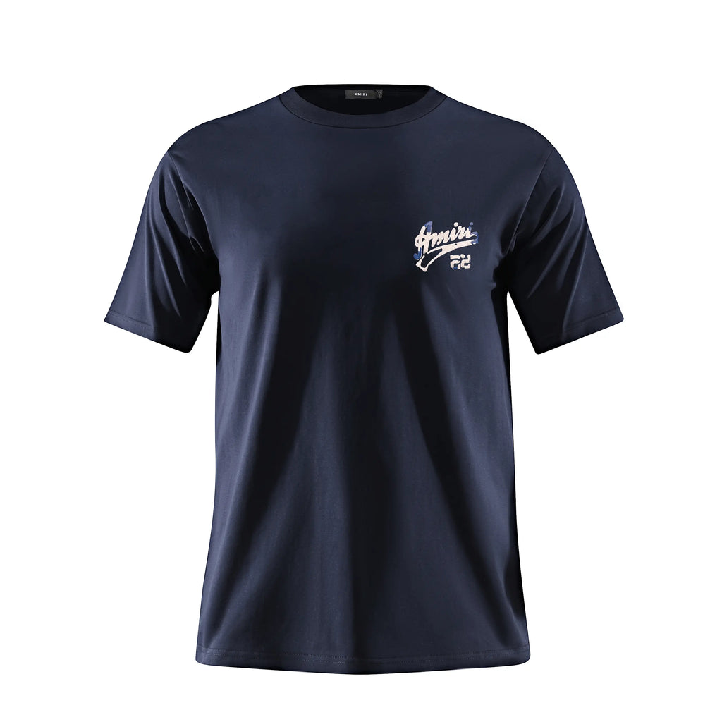 Camiseta 166059 Básica Azul Oscuro Para Hombre