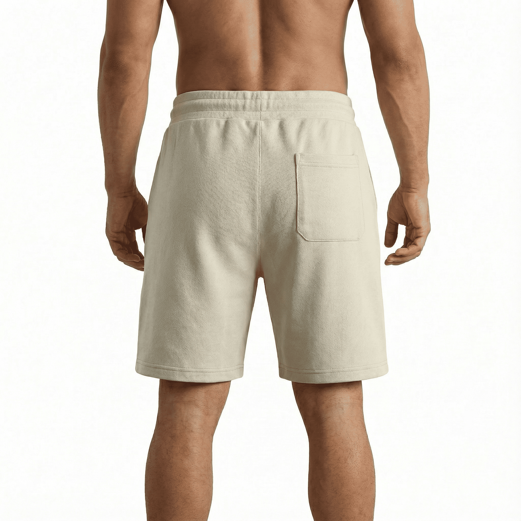 Bermuda 1818008 Crema De Algodón Para Hombre