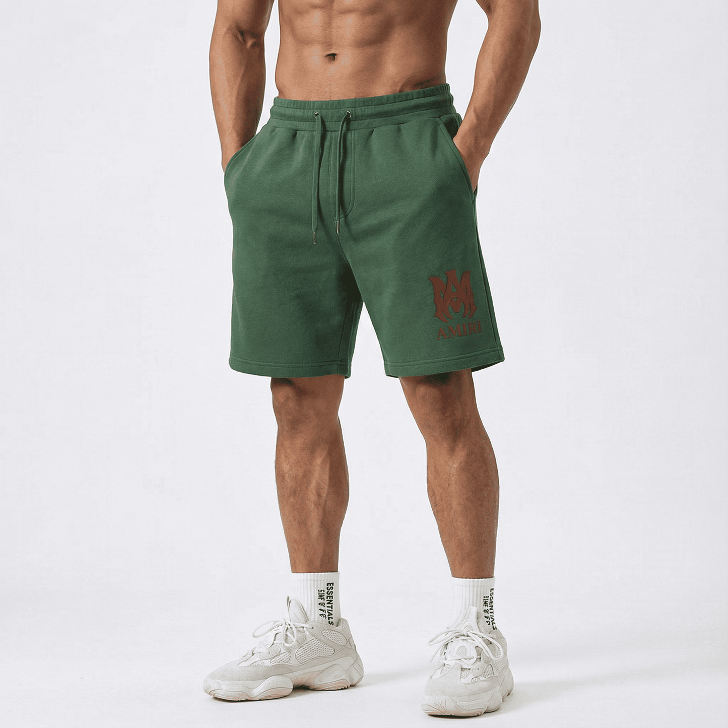 Bermuda 1818008 Verde De Algodón Para Hombre