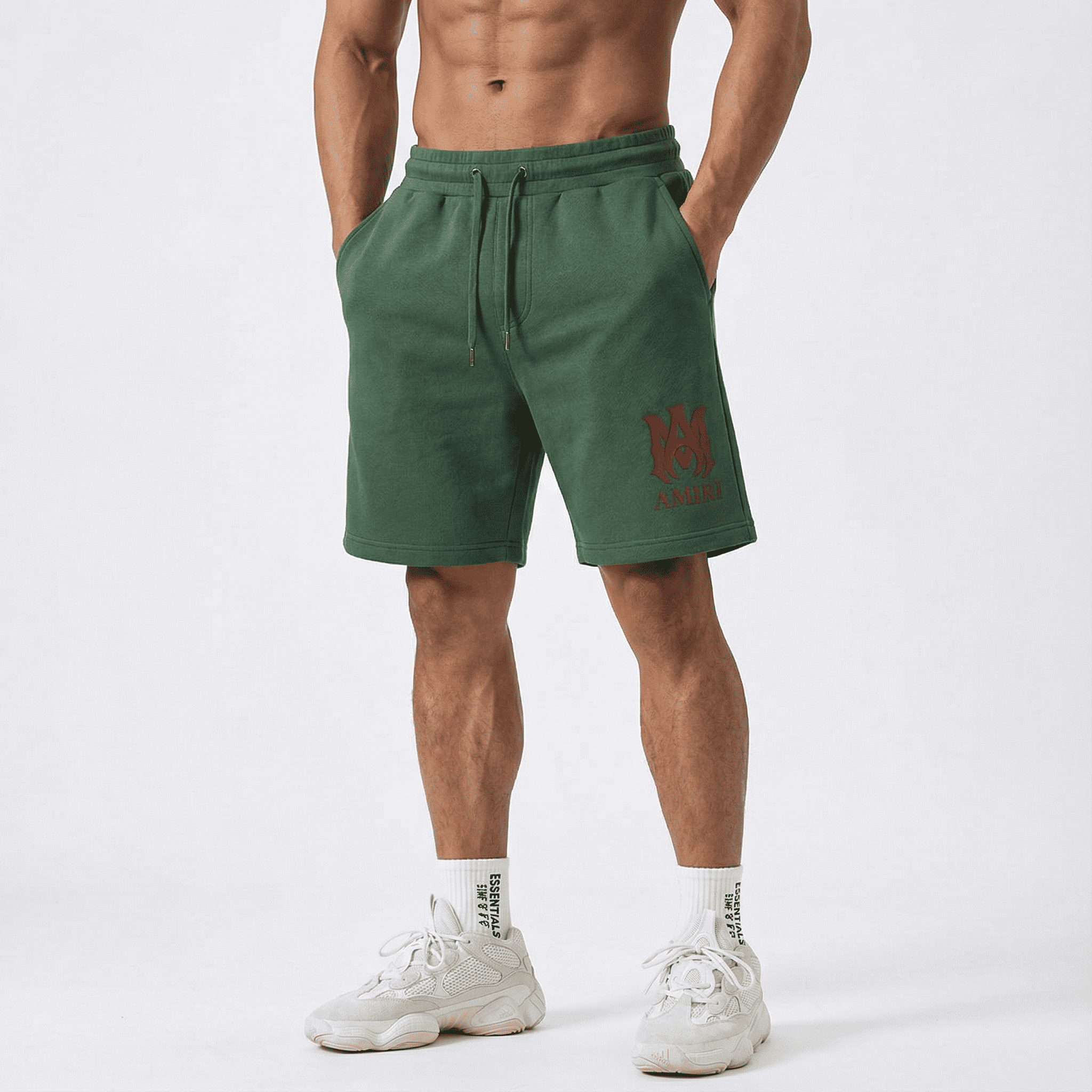 Bermuda 1818008 Verde De Algodón Para Hombre