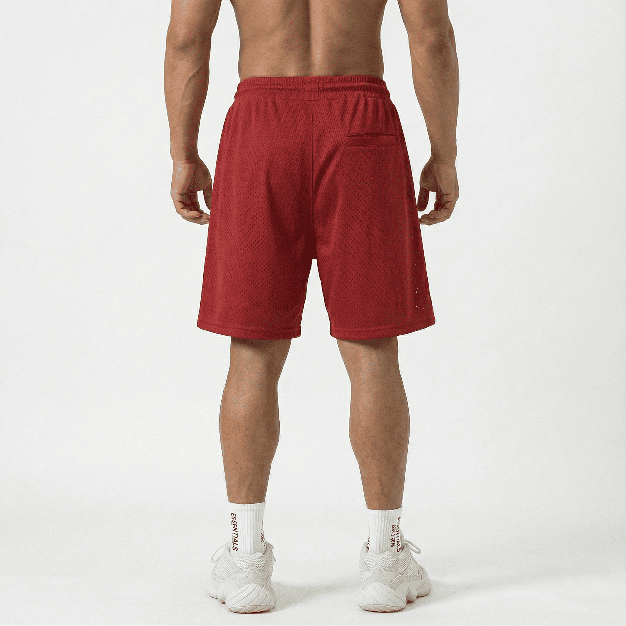 Bermuda 1818011 Roja De Algodón Para Hombre