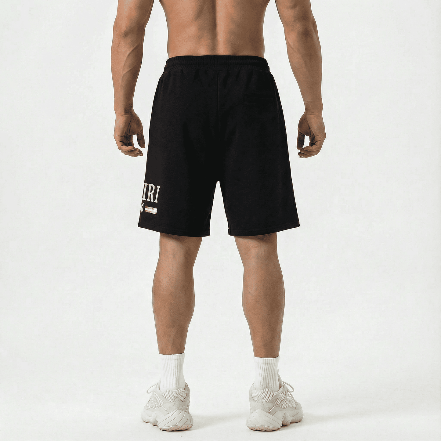 Bermuda 1818018 Negra De Algodón Para Hombre