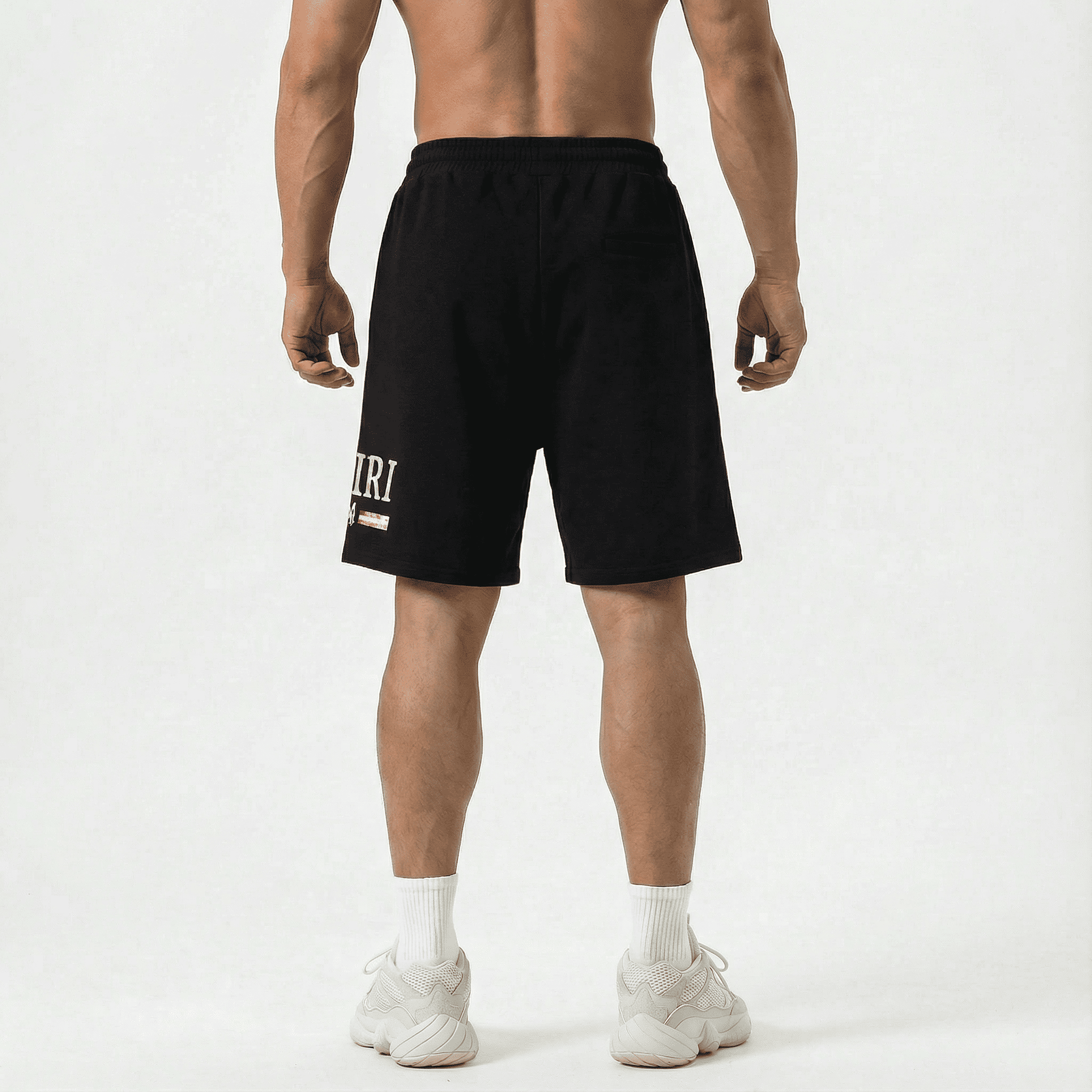Bermuda 1818018 Negra De Algodón Para Hombre