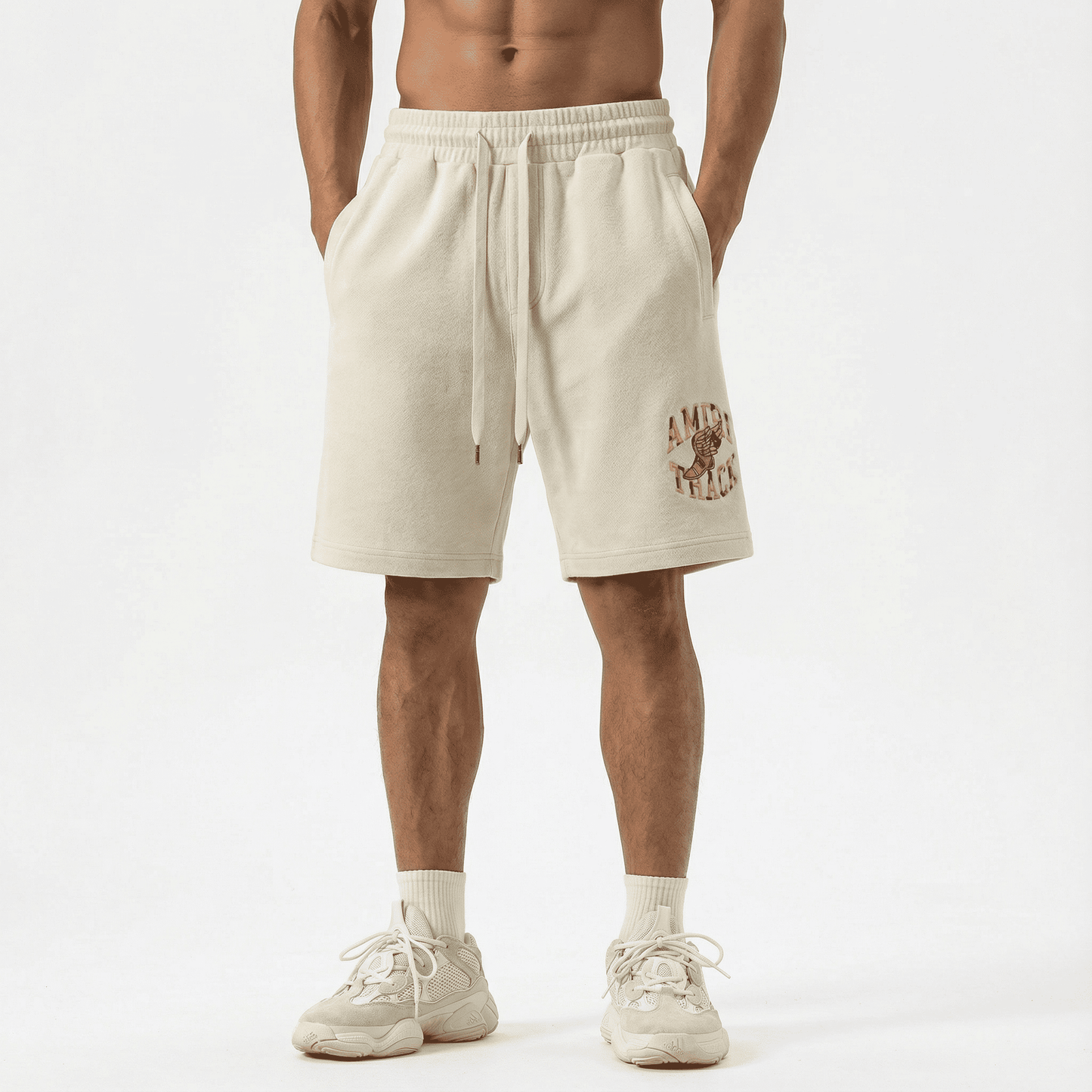 Bermuda 1818019 Crema De Algodón Para Hombre