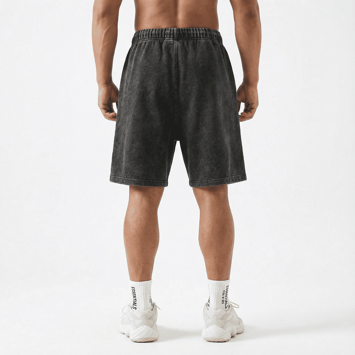Bermuda 1818027 Pickling Negra De Algodón Para Hombre