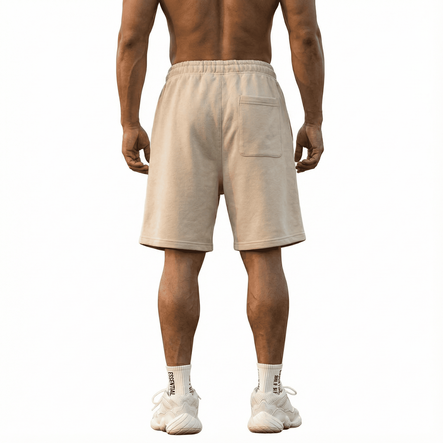 Bermuda 1818029 Crema De Algodón Para Hombre