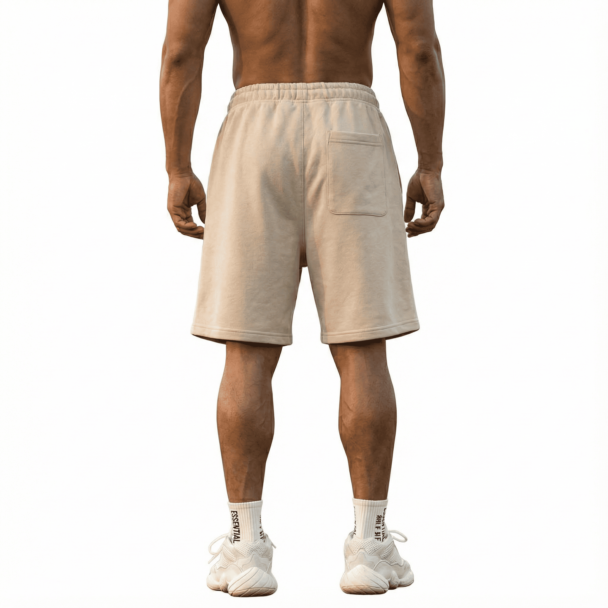 Bermuda 1818029 Crema De Algodón Para Hombre