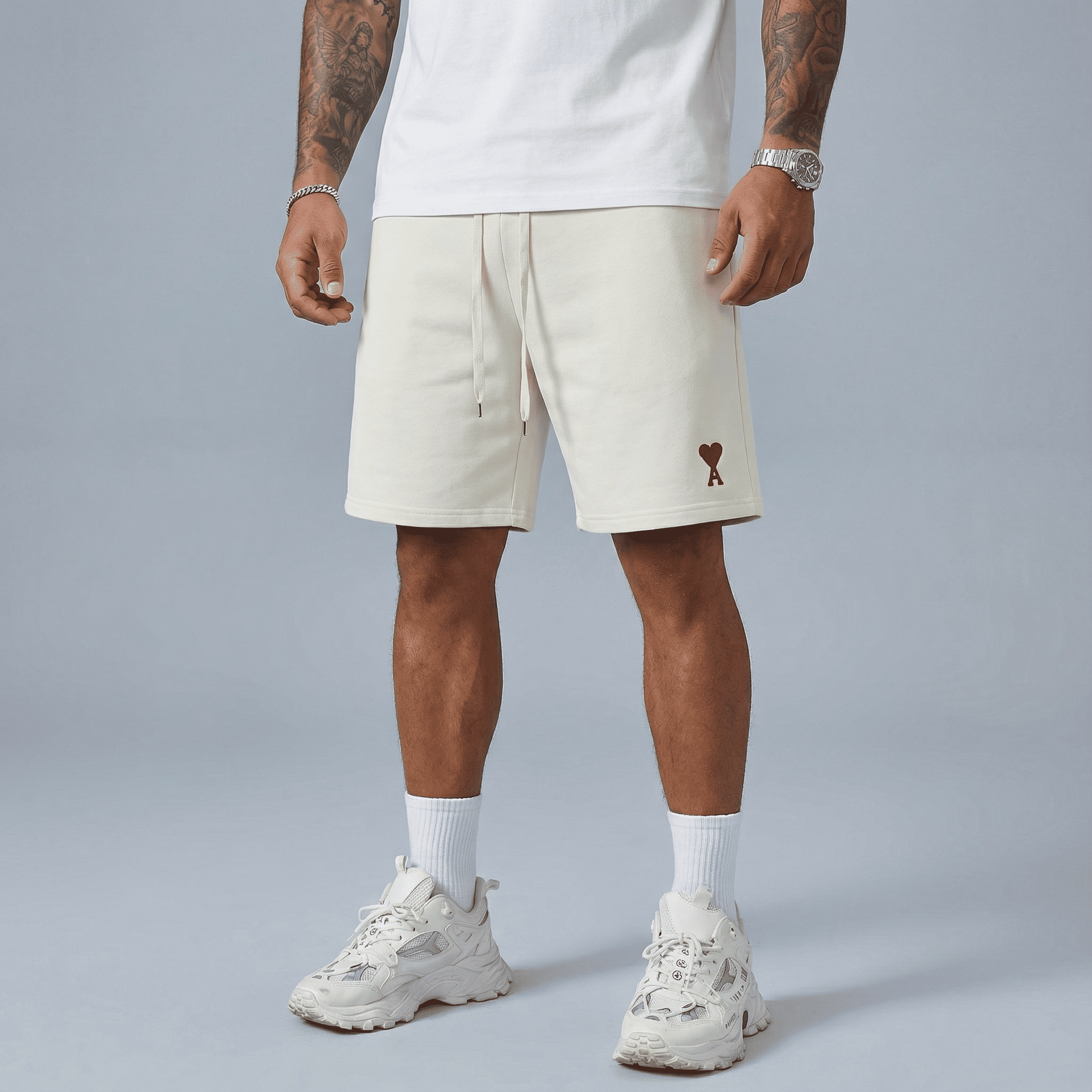 Bermuda 1818030 Crema de algodón Para Hombre