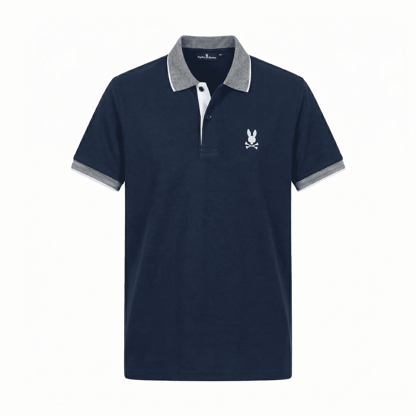 Camiseta 185017 Tipo Polo Azul Oscuro Para Hombre