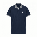 Camiseta 185017 Tipo Polo Azul Oscuro Para Hombre