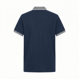 Camiseta 185017 Tipo Polo Azul Oscuro Para Hombre