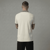 Camiseta 185017 Tipo Polo Crema Para Hombre