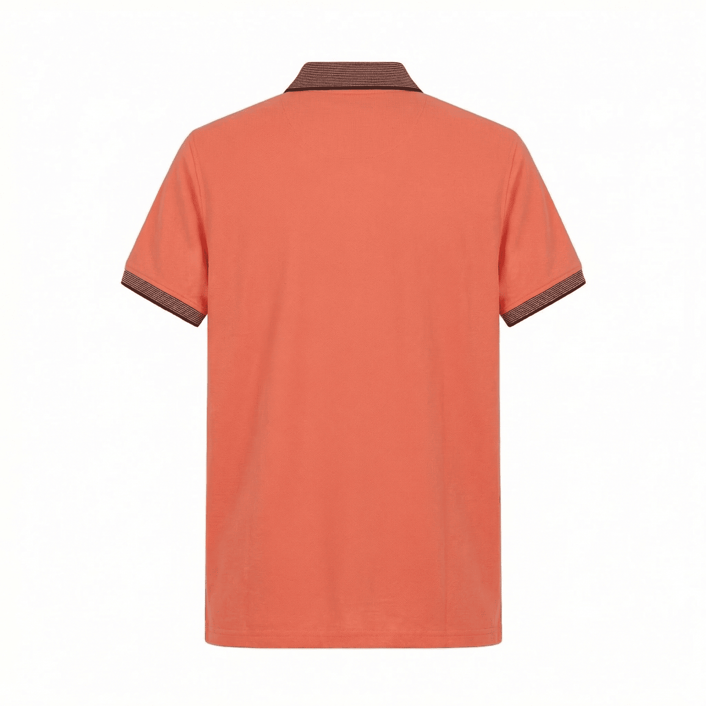 Camiseta 185017 Tipo Polo Naranjada Para Hombre