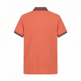 Camiseta 185017 Tipo Polo Naranjada Para Hombre
