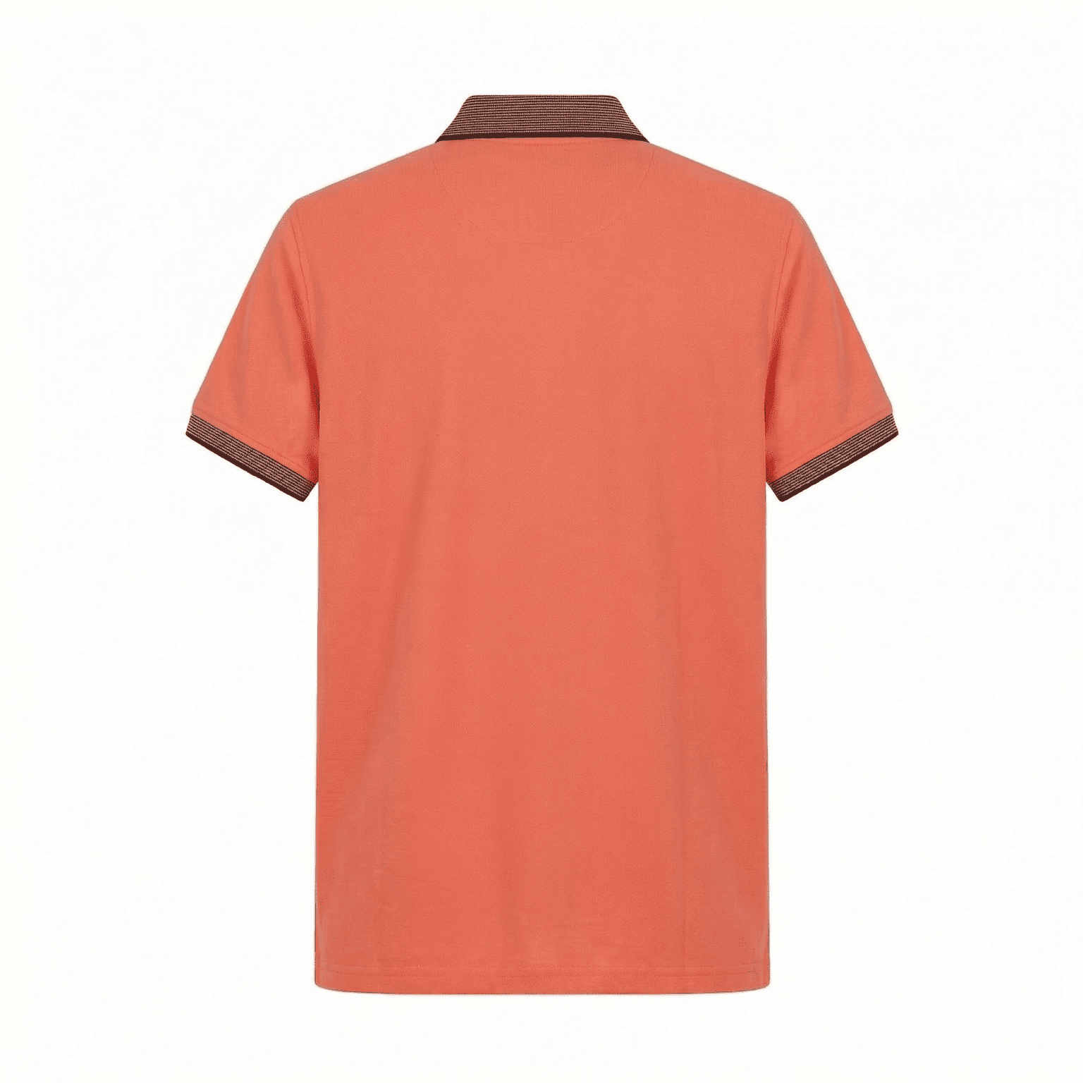 Camiseta 185017 Tipo Polo Naranjada Para Hombre