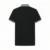 Camiseta 185017 Tipo Polo Negra Para Hombre