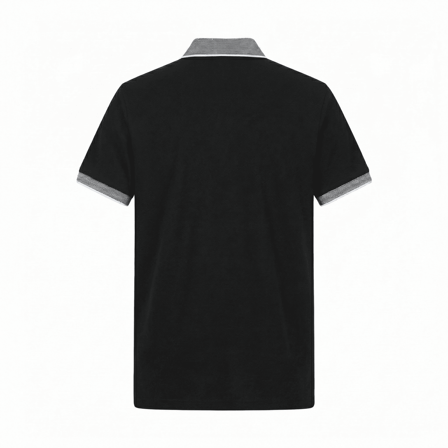 Camiseta 185017 Tipo Polo Negra Para Hombre