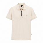 Camiseta 185025 Tipo Polo Crema para hombre