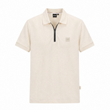 Camiseta 185025 Tipo Polo Crema para hombre