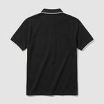 Camiseta 185035 Tipo Polo Negra Para Hombre