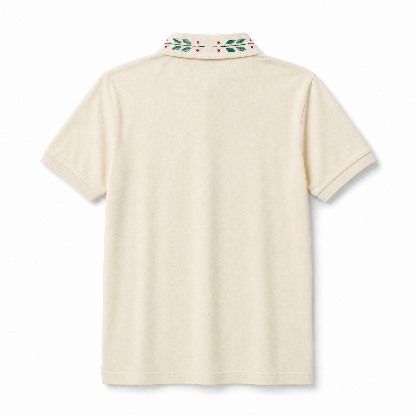 Camiseta 185036 Tipo Polo Crema para hombre