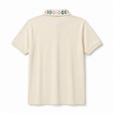 Camiseta 185036 Tipo Polo Crema para hombre