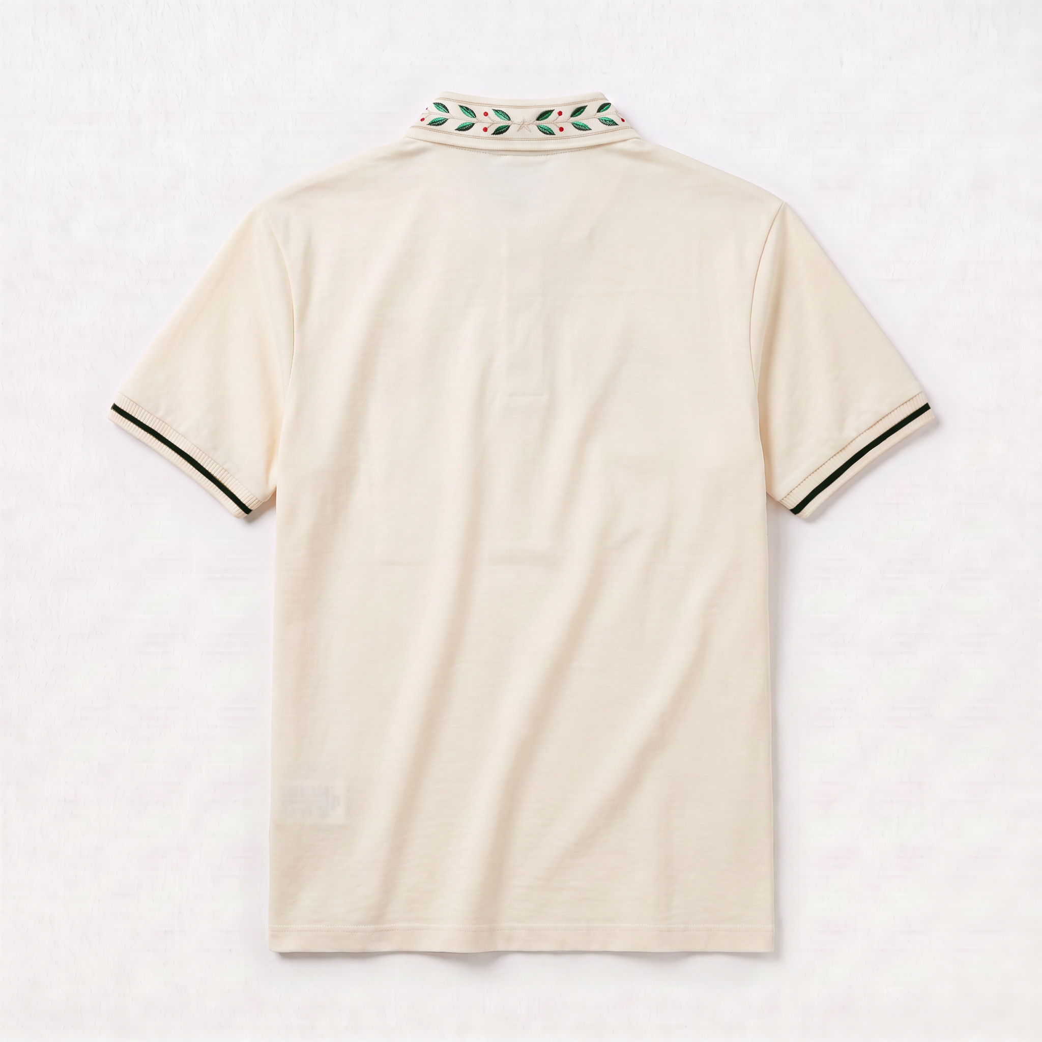 Camiseta 185036 Tipo Polo Crema para hombre