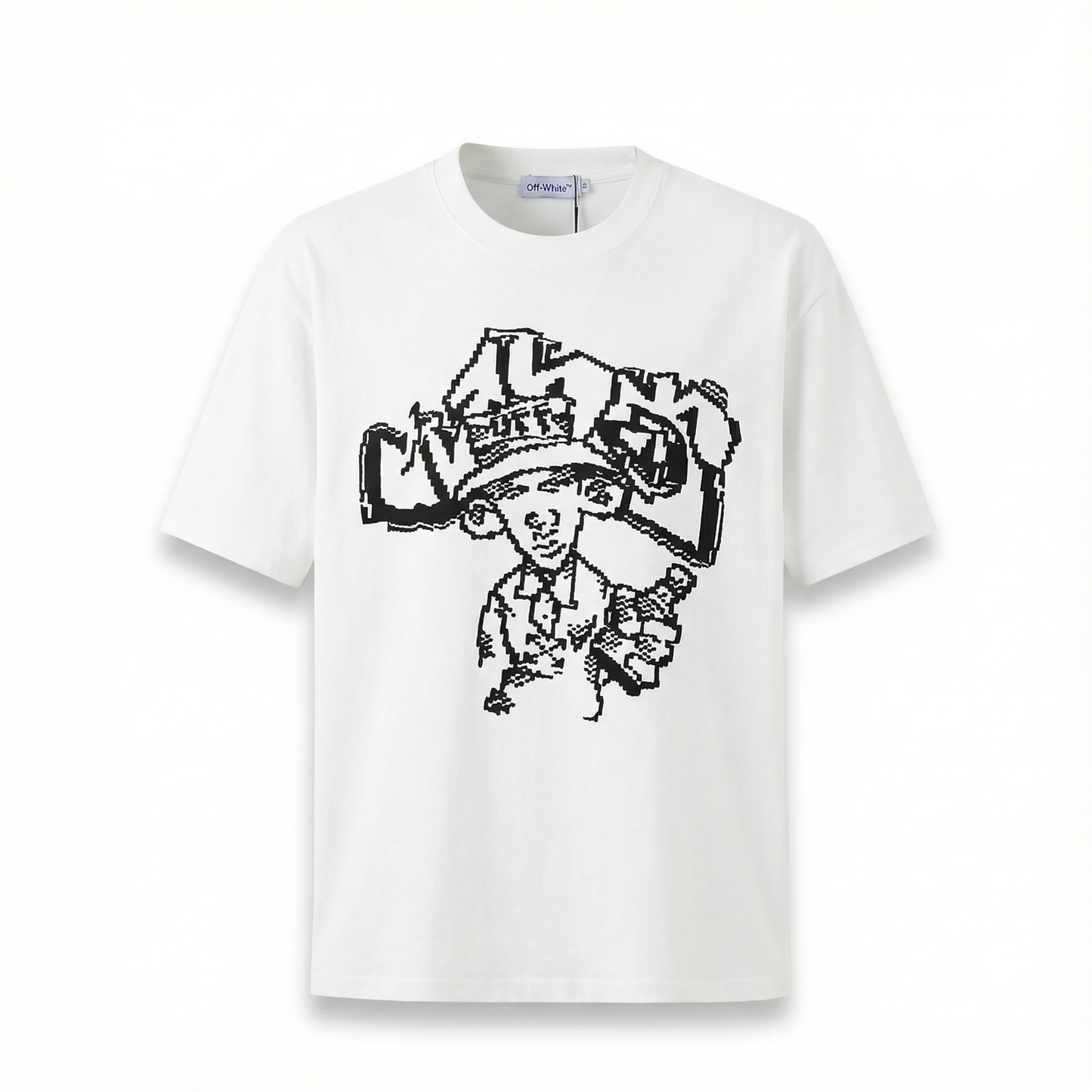 Camiseta 197002 Oversize Blanca Para Hombre