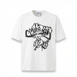 Camiseta 197002 Oversize Blanca Para Hombre