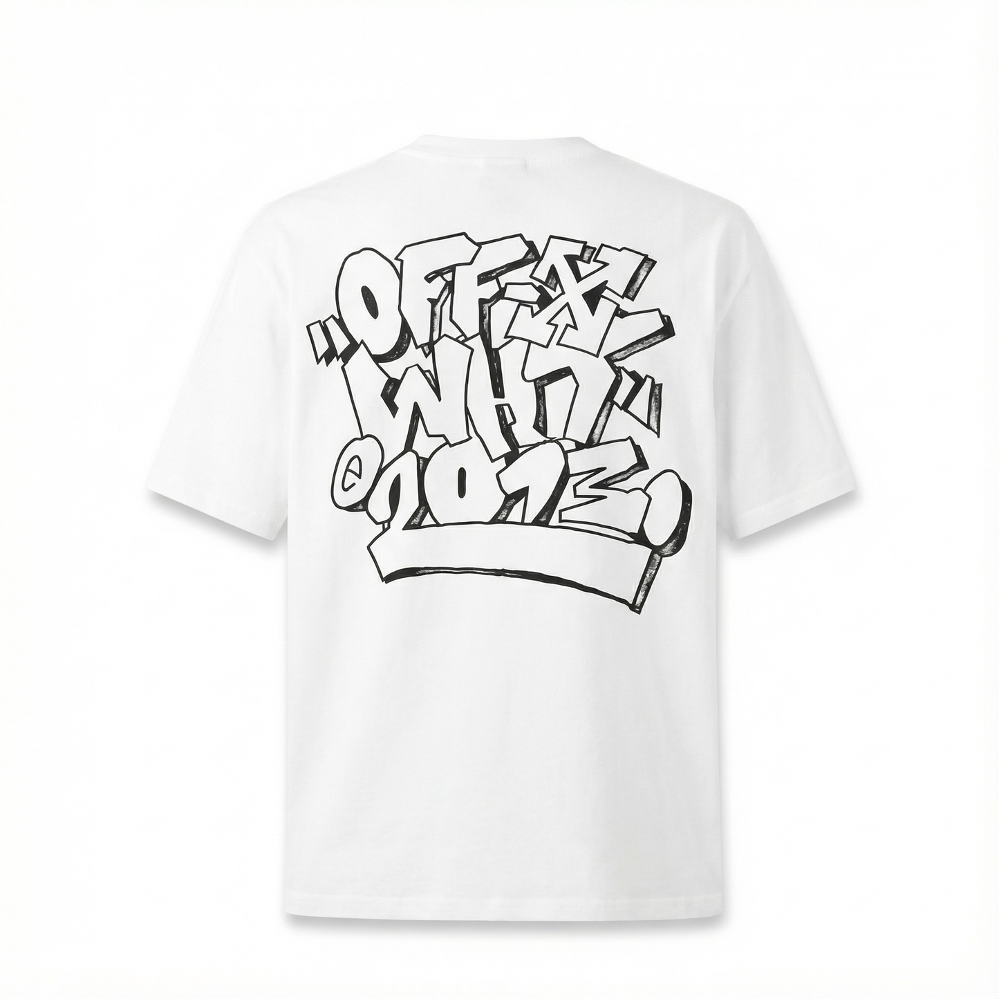 Camiseta 197002 Oversize Blanca Para Hombre