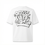 Camiseta 197002 Oversize Blanca Para Hombre