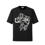 Camiseta 197002 Oversize Negra Para Hombre