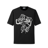 Camiseta 197002 Oversize Negra Para Hombre