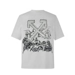 Camiseta 197003 Oversize Blanca Para Hombre