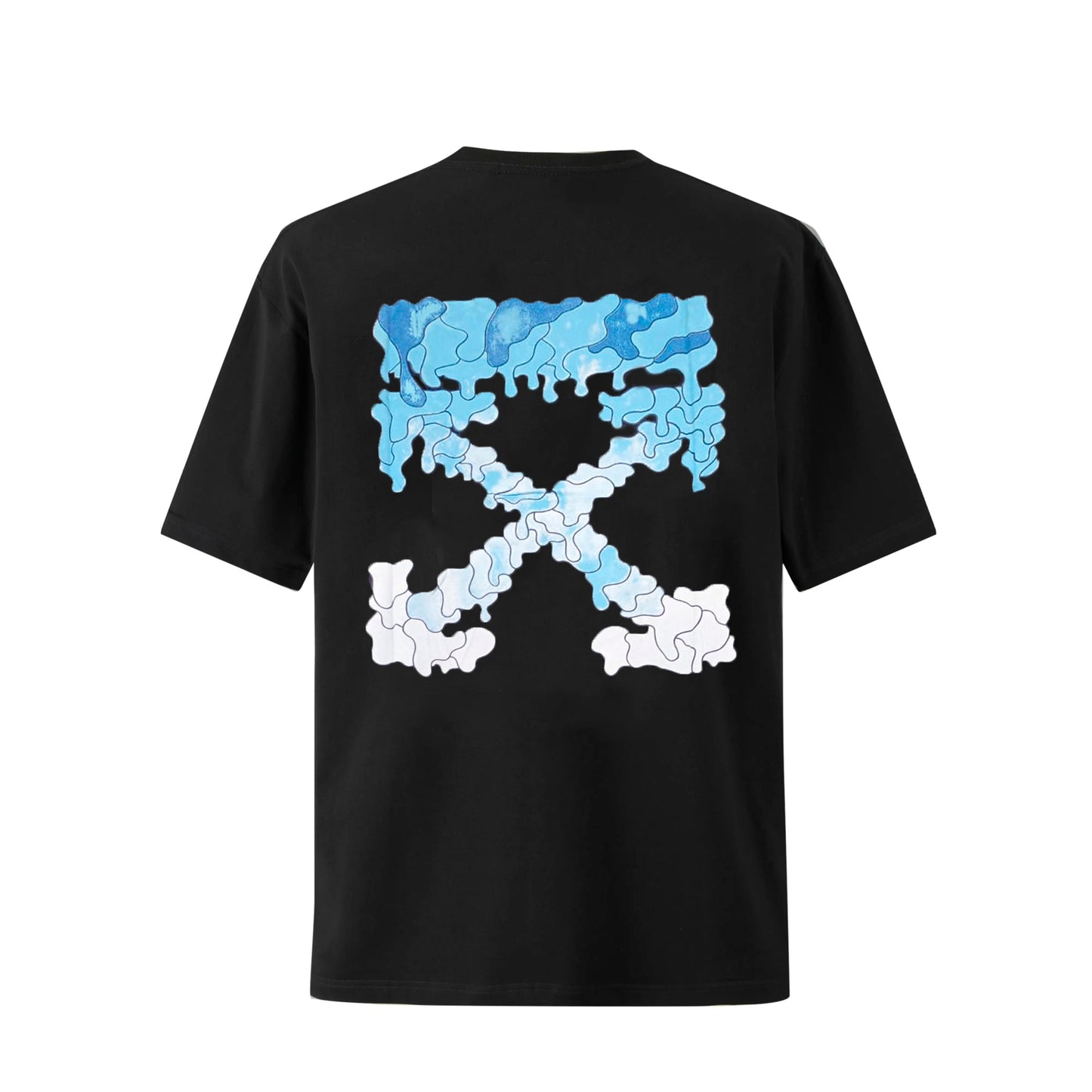 Camiseta 197021 Oversize Negra Para Hombre