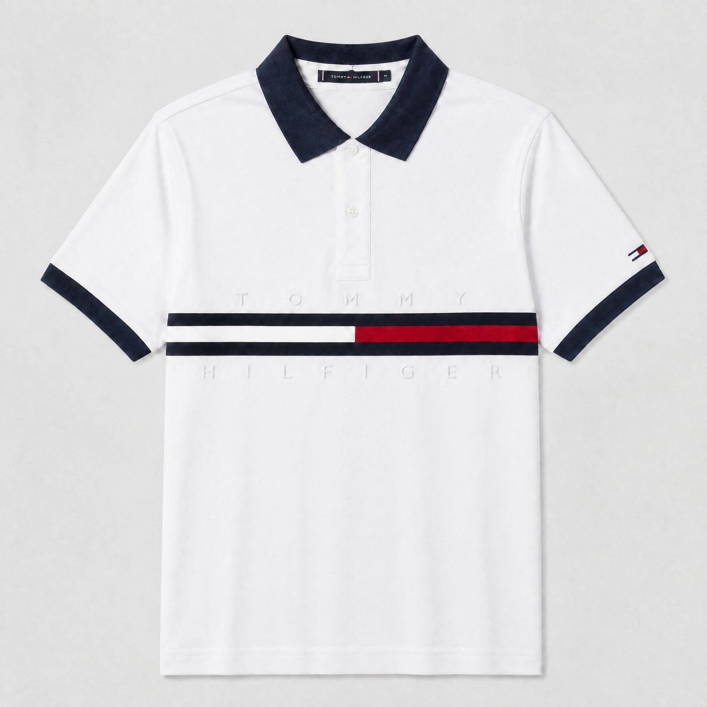 Camiseta 778112 Tipo Polo Blanco para hombre