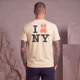 Camiseta 661085 Estampada Crema para hombre