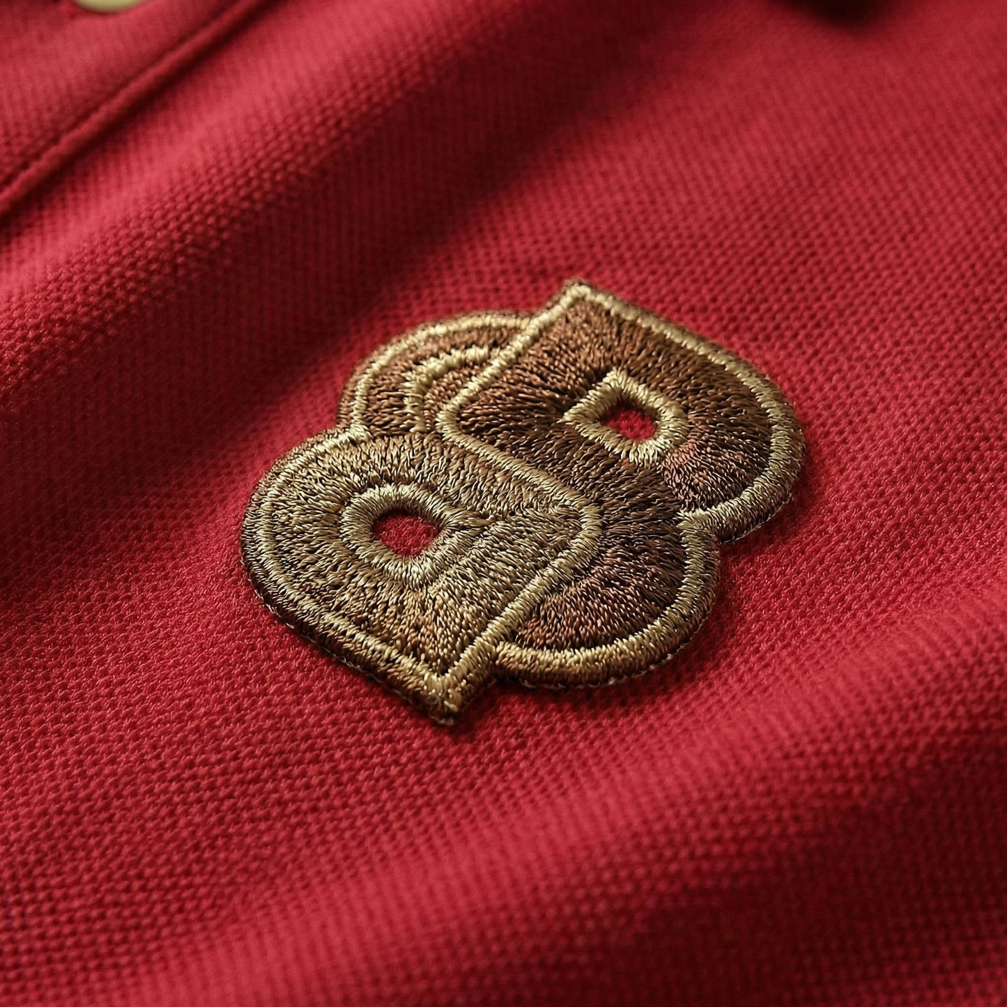 Camiseta 918019 Tipo Polo Rojo para hombre