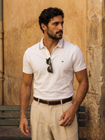 Camiseta 185049 Tipo Polo Blanco para hombre