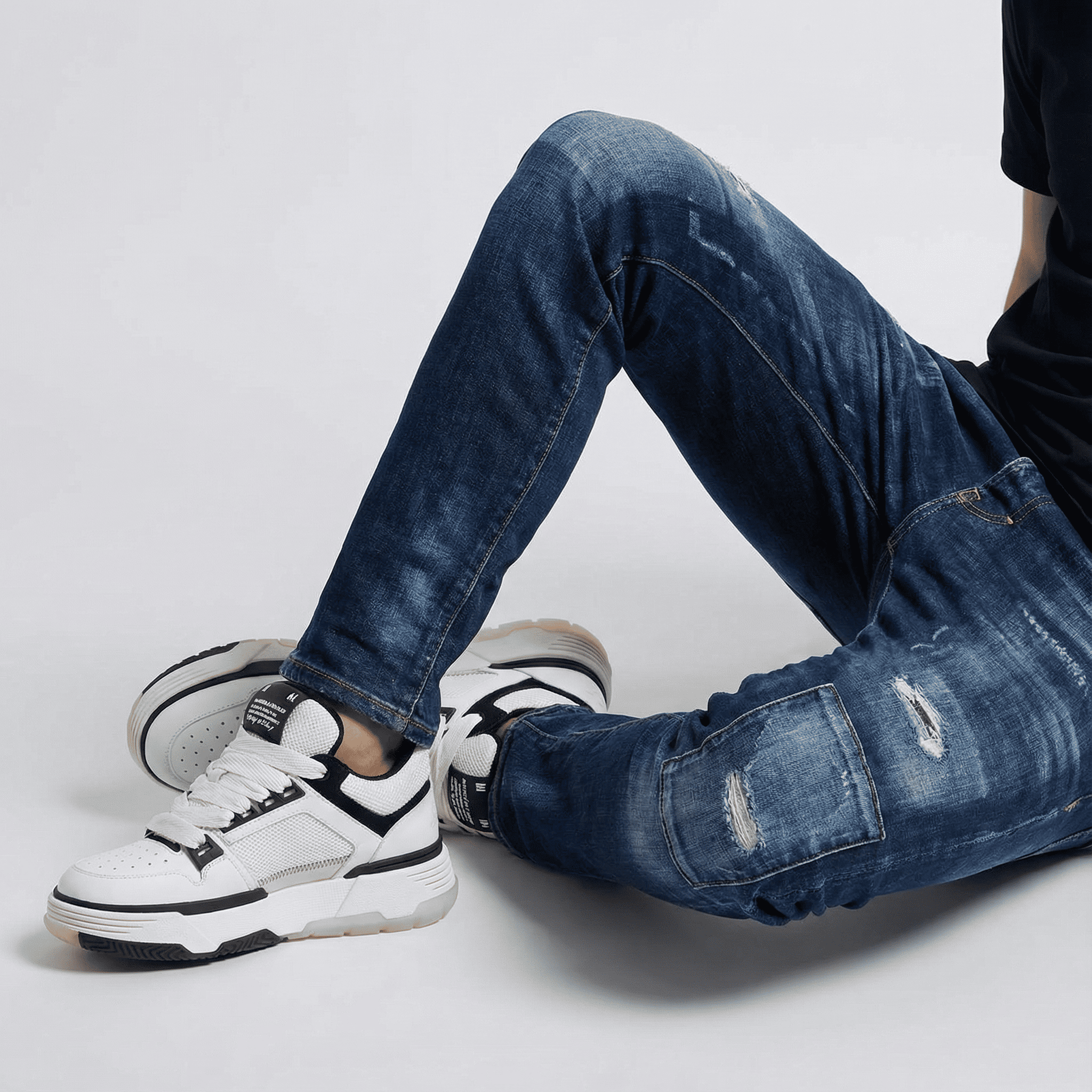 Jean DQ 213 Azul Para Hombre