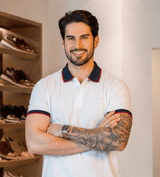 Camiseta 22340# Tipo Polo Blanca Para Hombre