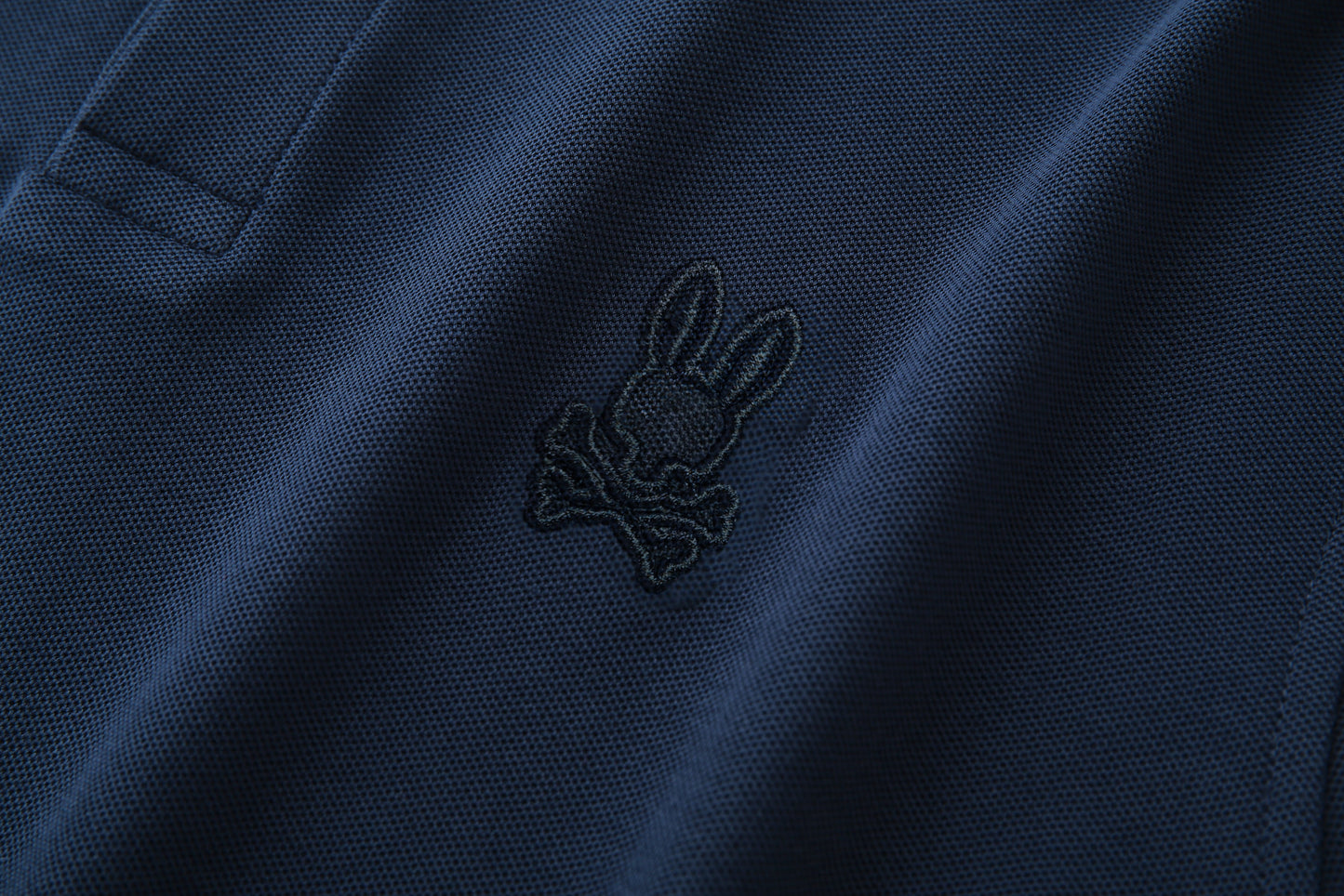 Camiseta 22340# Tipo Polo Azul Oscuro Para Hombre