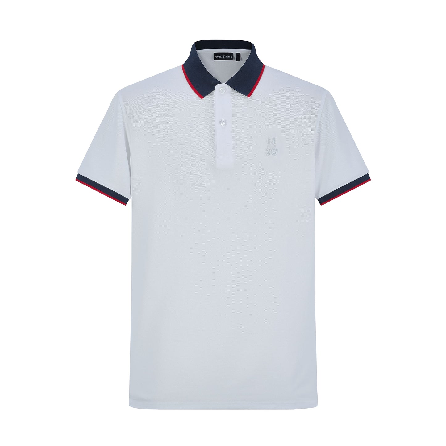 Camiseta 22340# Tipo Polo Blanca Para Hombre